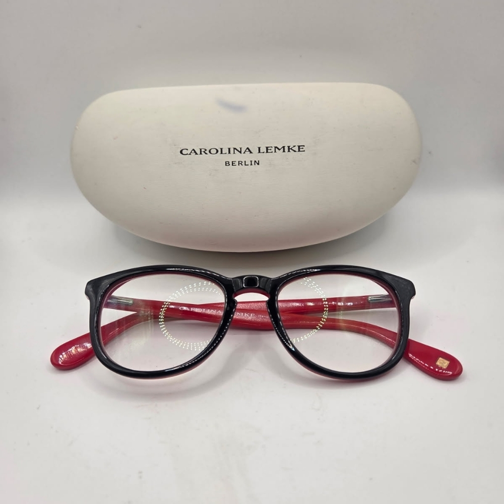 Carolina Lemke Frames Berlin Hand Made CL5411-4 49-19 SK with Case
